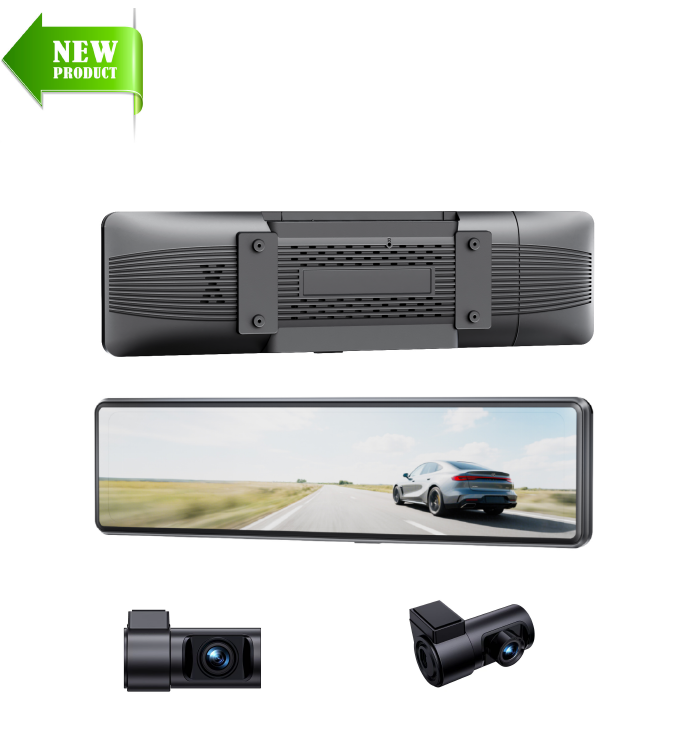 ZD96 Mirror car dashcam 11.26inch 2K+2K DASHCAM WIFI app+ GPS +EDOG voice broad cast limit speed car camera  loop recording  parking mode